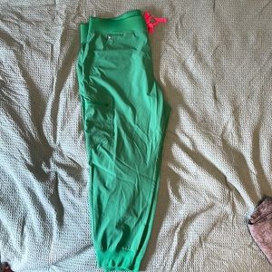 Figs Womens Safety Green Scrub Set